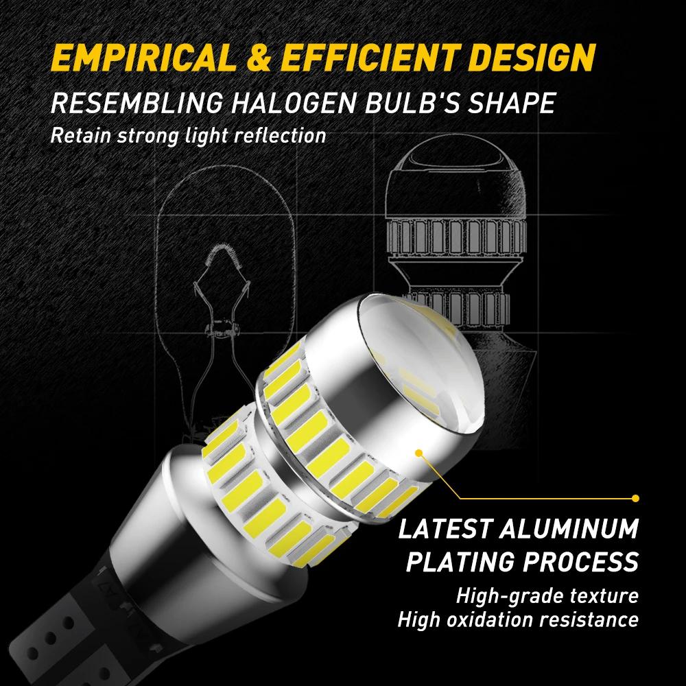 AUXITO 2000LM W16W LED Super lumineux T15 LED feux de recul sans erreur pour Audi A4 B8 Mercedes Ben