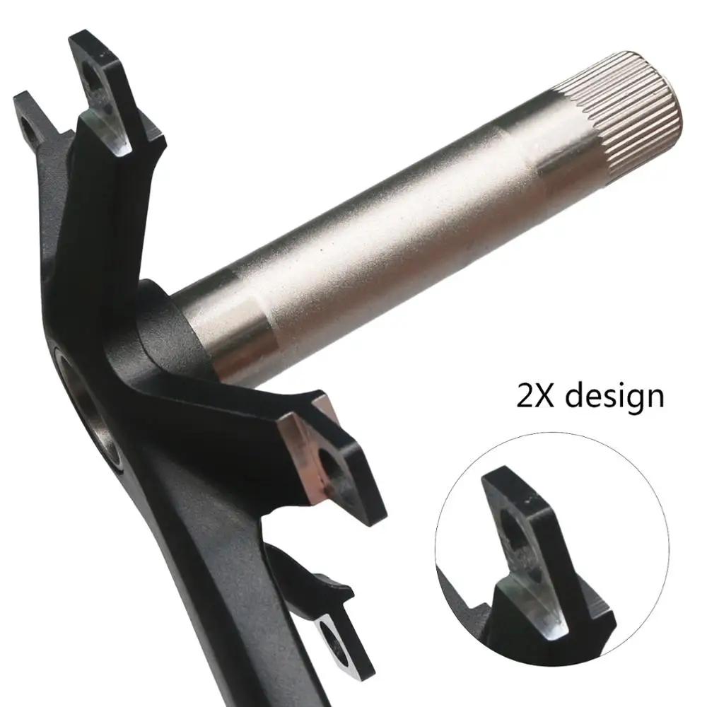 152mm 165mm 170mm 130BCD pédalier de vélo creux intégré simple vitesse 5 clous pliant vélo de route 