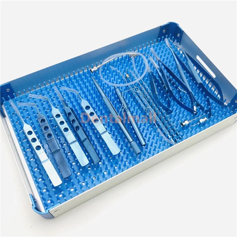 Instruments de micro-proporavec étui, 21 pièces/ensemble, générateurs de cataracte oculaire, micro d