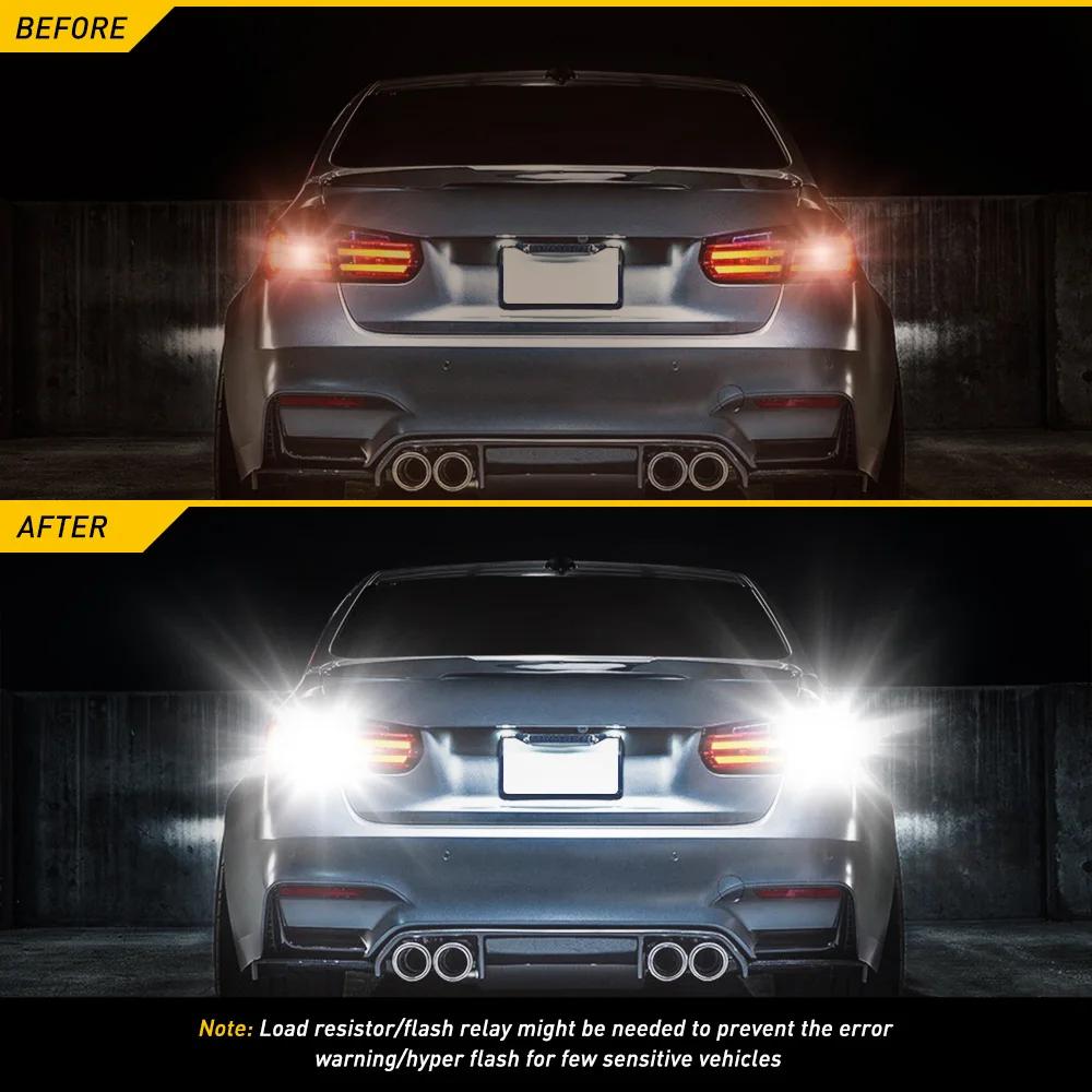 AUXITO 2000LM W16W LED Super lumineux T15 LED feux de recul sans erreur pour Audi A4 B8 Mercedes Ben