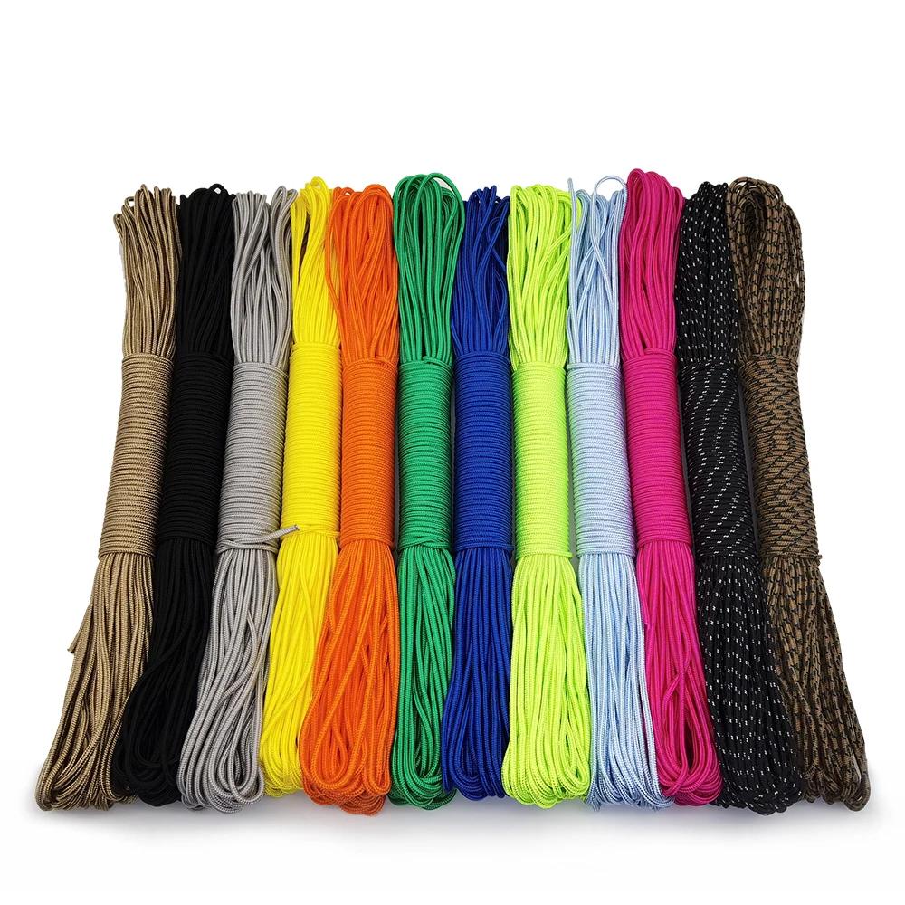 100ft 3mm Paracord lanière corde Parachute cordon randonnée Camping corde à linge Bracelet tactique 