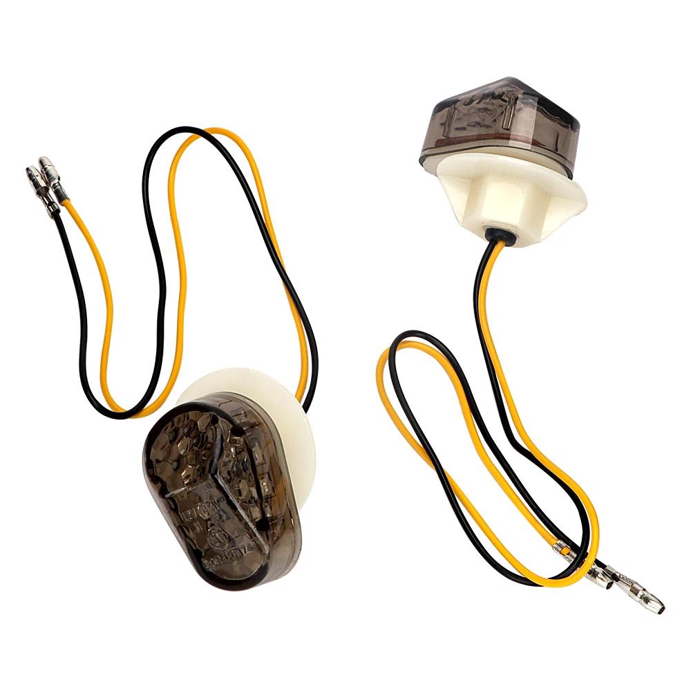 Feux de freinage LED pour motos, 12V, 2 pièces, clignotants, feux arrière, accessoires de moto pour 