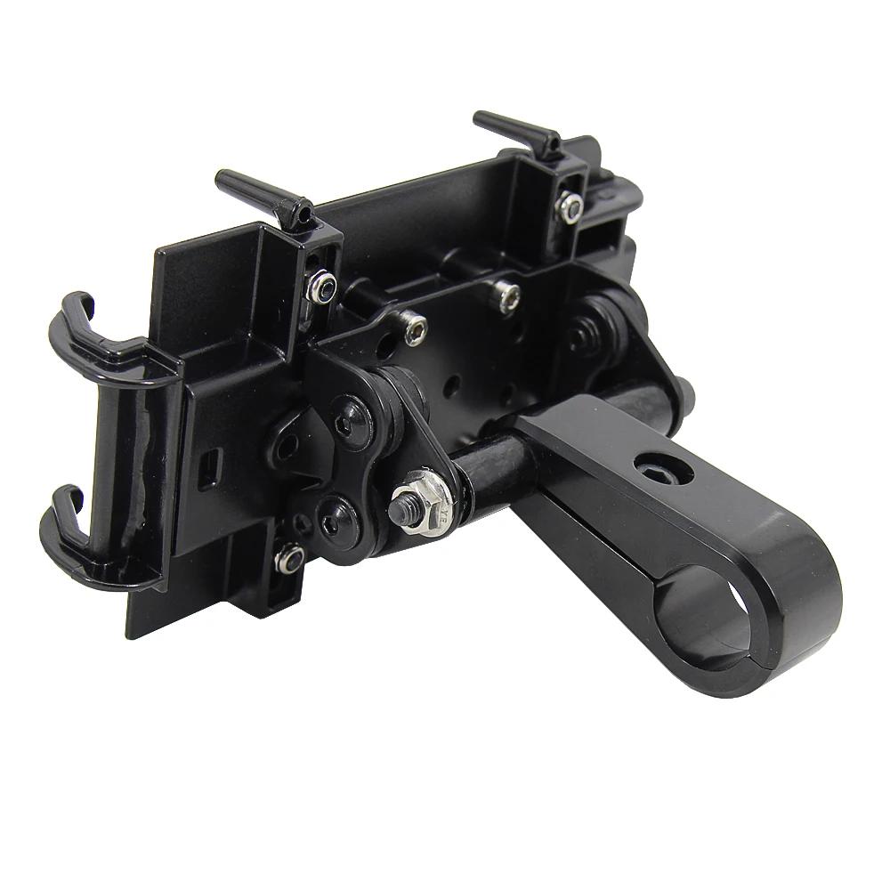 Universel nouveau pour Ø 22mm guidon nouveau noir moto téléphone GPS support avec pince de guidon