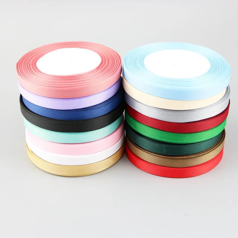 (25 yards/rouleau) ruban gros-grain 10mm, vente en gros, rubans de décoration pour emballage cadeau,