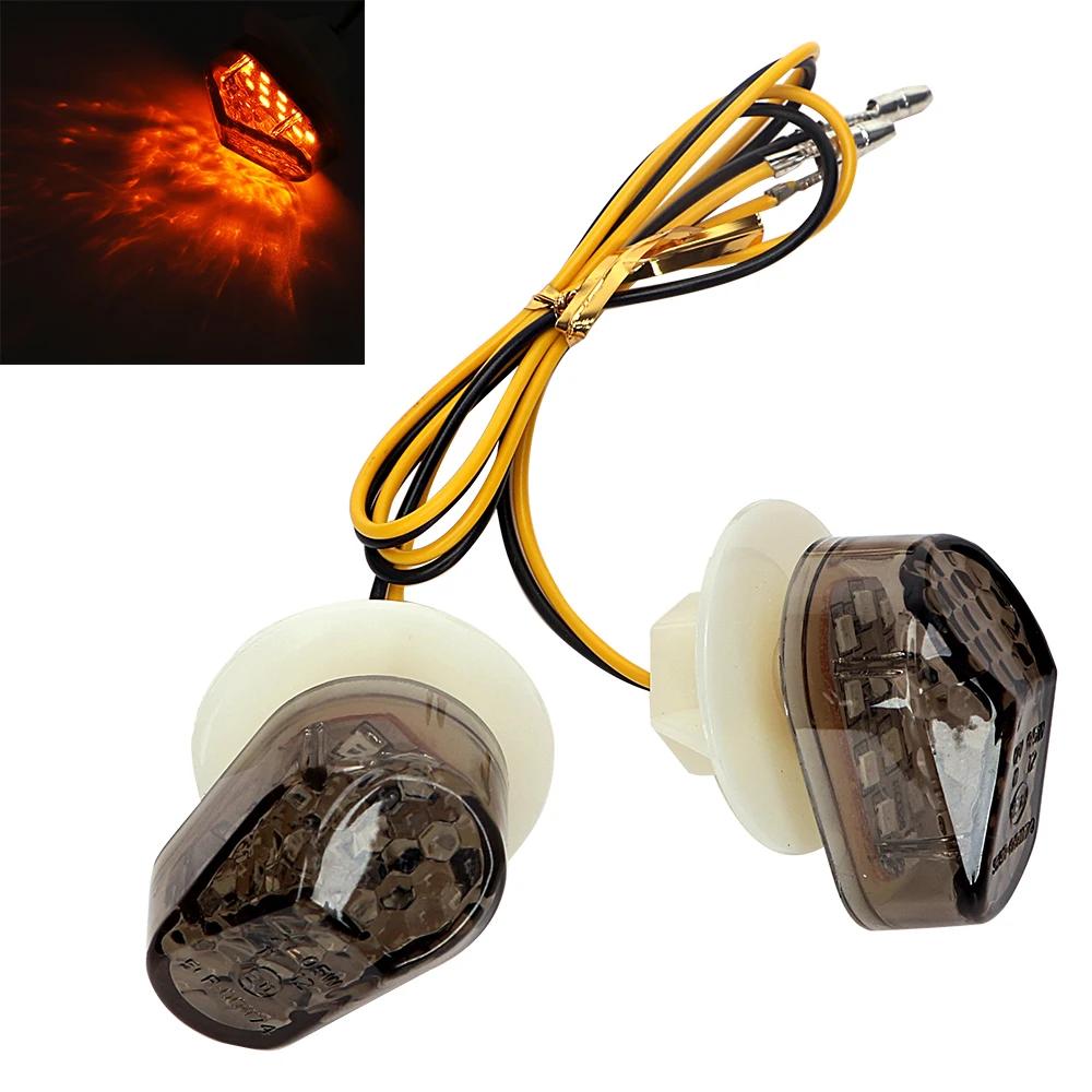 Feux de freinage LED pour motos, 12V, 2 pièces, clignotants, feux arrière, accessoires de moto pour 