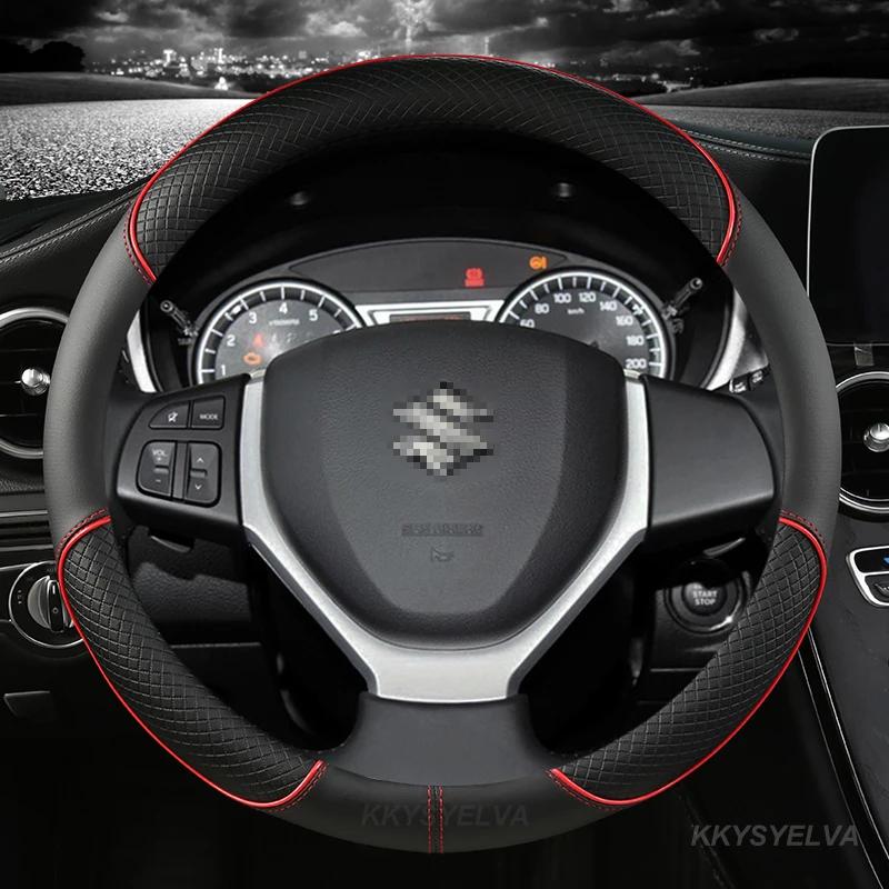 Housse de volant de voiture 38cm 15 ", pour Suzuki Alivio/Ciaz Baleno Celerio Jimny SX4 s-cross Gran