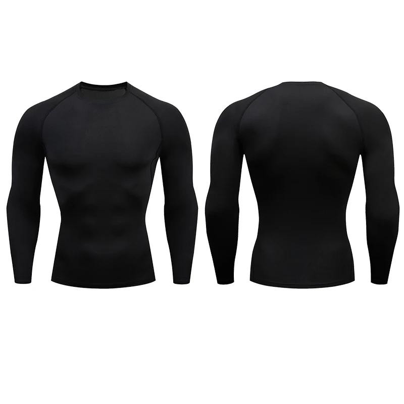 T-shirt sport manches longues homme Rashgard - Vêtement fitness coupe sèche pour running et entraînement