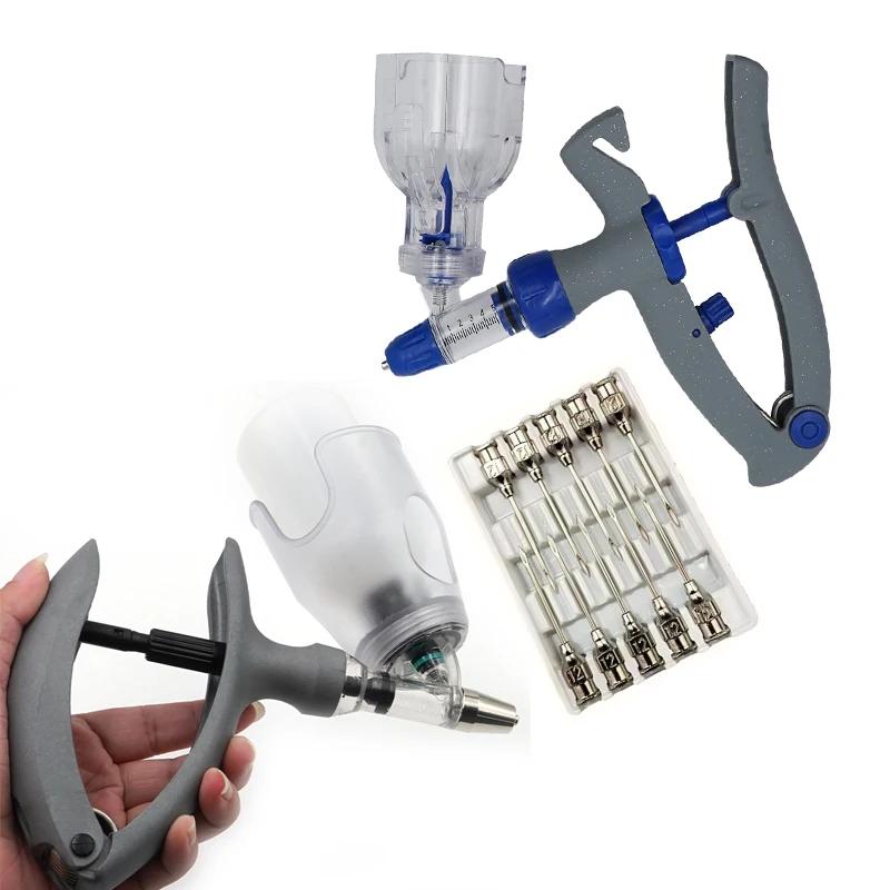 Seringue continue vétérinaire automatique, 1ml/2ml/5ml, Injection animale, vaccine réglable pour bét