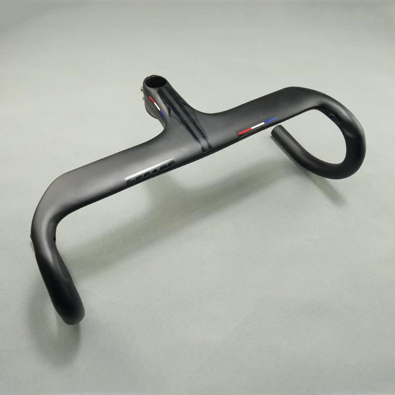 Guidon intégré guidon en carbone vélo de route avec tige Tmaex guidon de vélo de cyclisme guidon de 