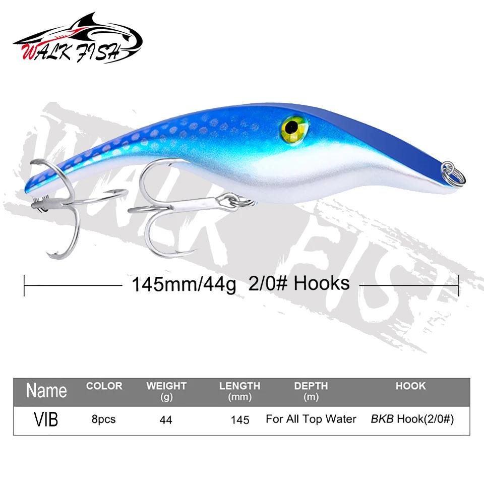 Leurre rigide coulant à enfoncement lent, appât artificiel idéal pour la pêche au brochet, wobbler, 