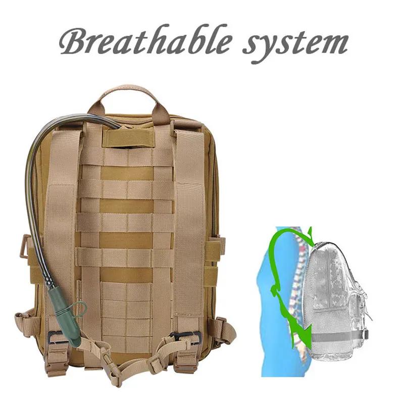 Flatpack D3 sac à dos tactique Molle Airsoft sac à dos chasse en plein air polyvalent gilet d'assaut