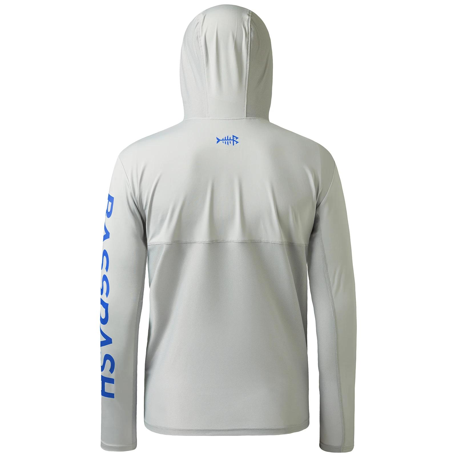 Bassdash – chemises de pêche à capuche UPF pour hommes, à manches longues, vêtements d'extérieur mul