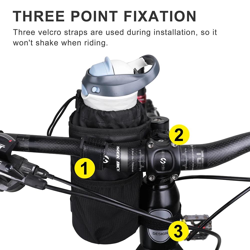 Rhinowalk sac de vélo cyclisme bouteille d'eau porte-bouteille, vtt vélo isolé sac de bouilloire, gu