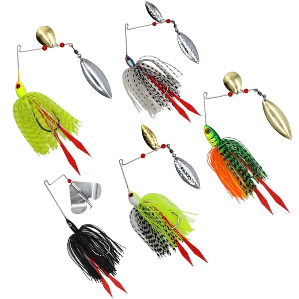 Mycena 16G & 18G & 21G spinner appât basse gabarit Chatter appât pêche leurre chatterbait Kit de pêc