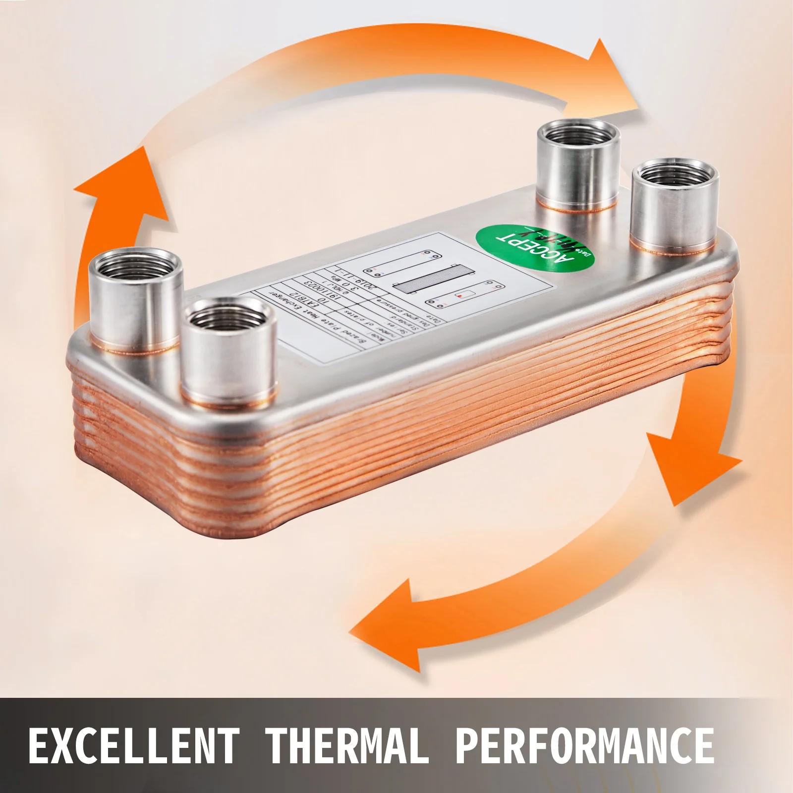 SucceBuy 30/40/60 plaques échangeur de chaleur refroidisseur de moût en acier inoxydable brassage à 