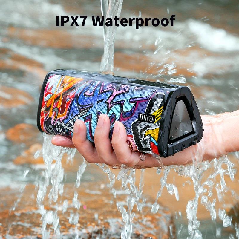 MANZA-Haut-parleur Bluetooth 360 A10 + Portable, Son Stéréo à 5.0 °, 20W, Étanche IPX7, Sans Fil, Au