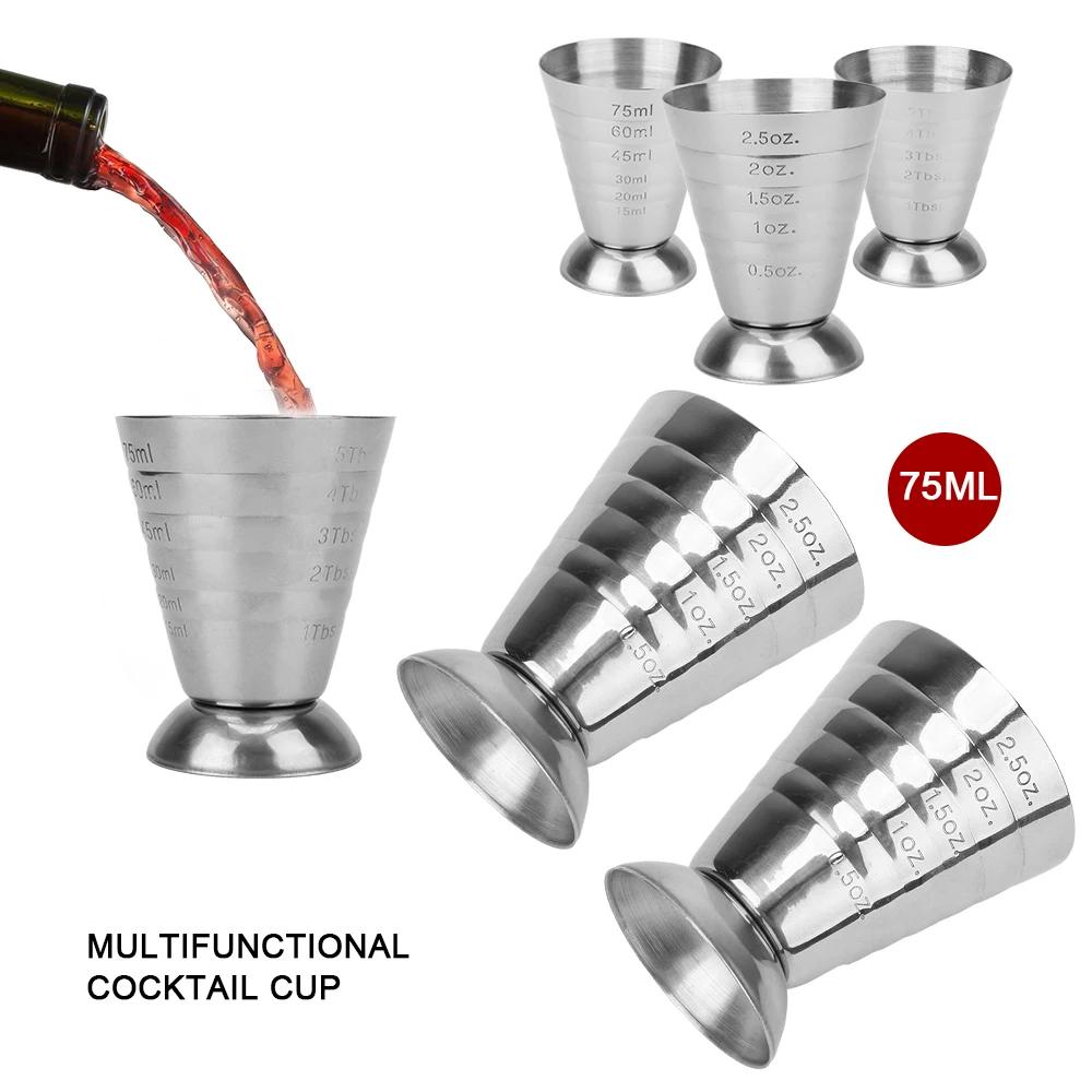 Accessoires pour boissons mixtes, tasse à mesurer, Shaker à Cocktail, Jigger, outils pour Cocktail, 