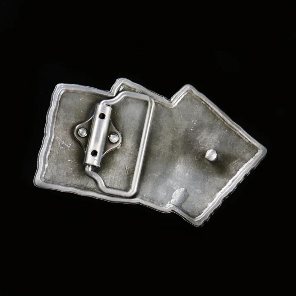 Boucle de ceinture à la mode pour hommes, lettre drôle, Cowboy occidental, Style Rock Punk, boucle e