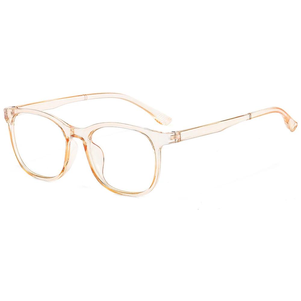 Lunettes d'ordinateur transparentes, monture carrée Anti-lumière bleue pour femmes et hommes, lunett