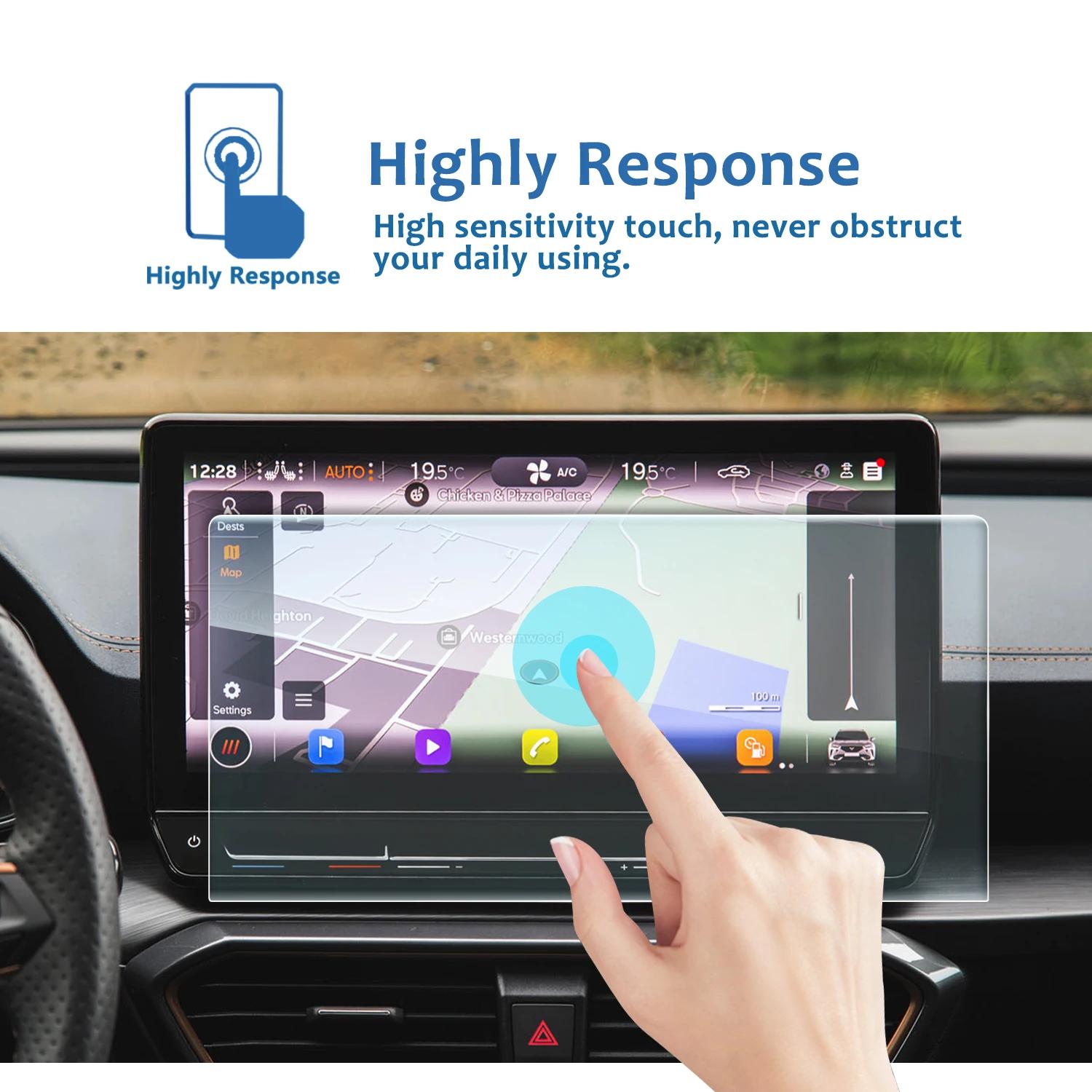 LFOTPP Protecteur d'écran pour Cupra Formentor 2021 2022 2023 2024 12-Inch GPS Navigation Touch Disp