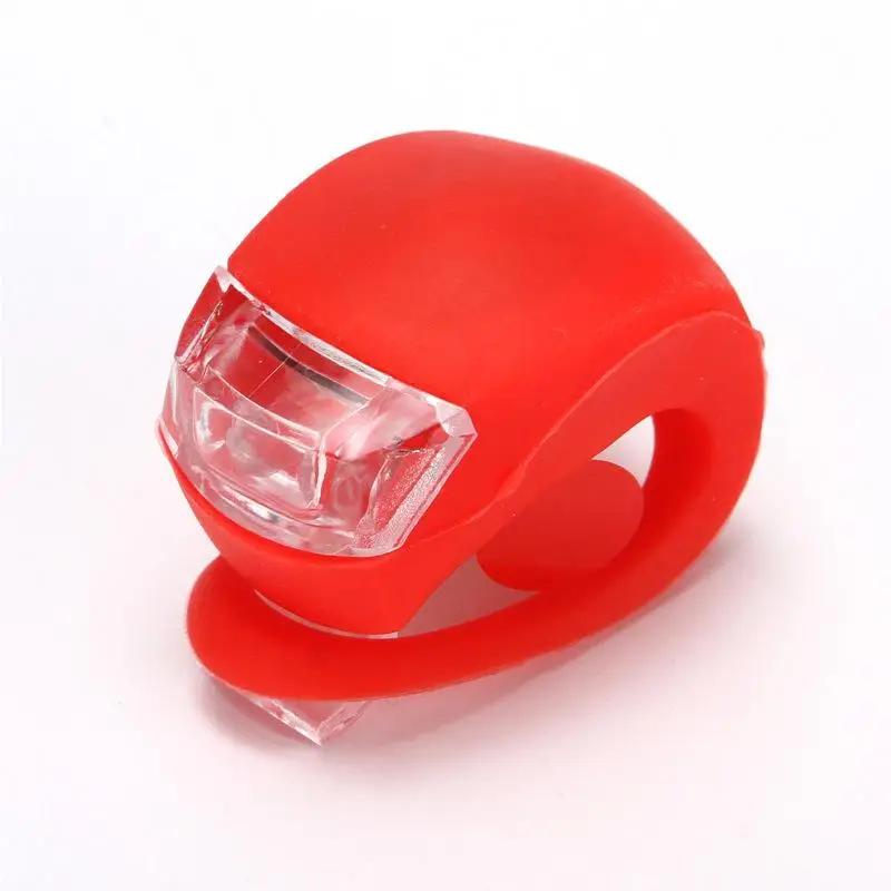 Lampe de vélo feu avant de vélo Silicone phare LED feu arrière roue vélo lumière étanche cyclisme vt