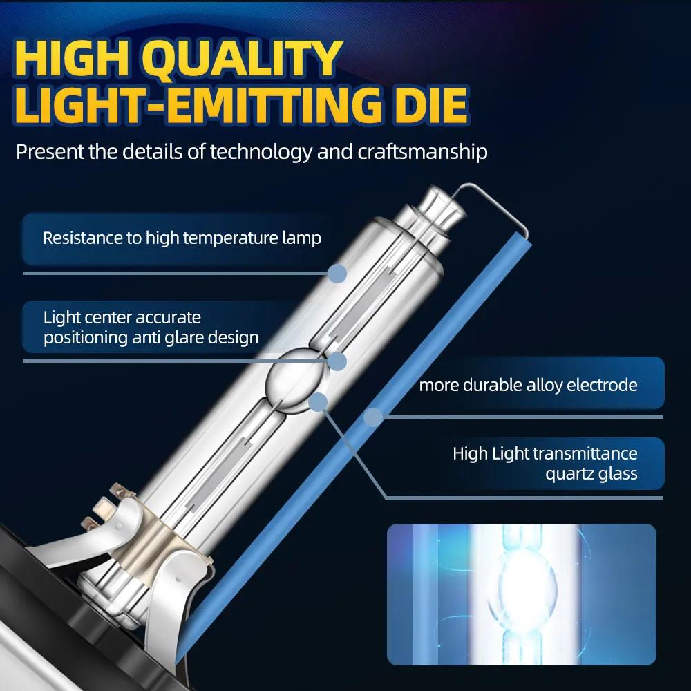 Radsun 2 pièces D1S D2S D3S D4S phare au xénon HID ampoules de voiture 35W D1 D2 D3 D4 phare 4300K 6