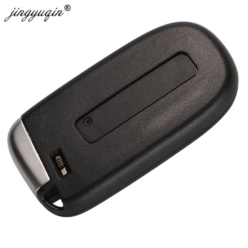 Jingyuqin KeylessGo 433Mhz hitag-aes 4A puce 2/3/4/5 BTN clé intelligente à distance pour Jeep Chero