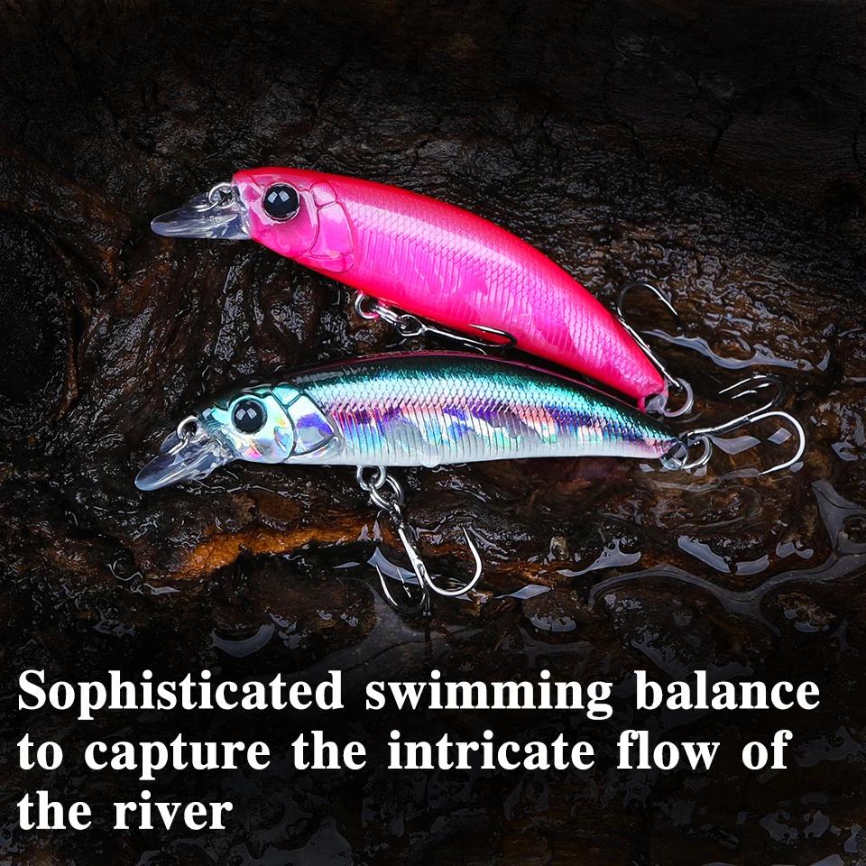 TSURINOYA DW107 leurre de pêche méné coulant nouveau modèle 60mm 6.5g appâts durs artificiels truite