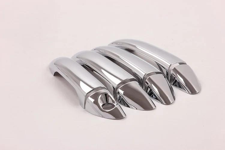 Couvercle chromé de poignée de porte de voiture, garniture de style, superpositions, accessoires pou