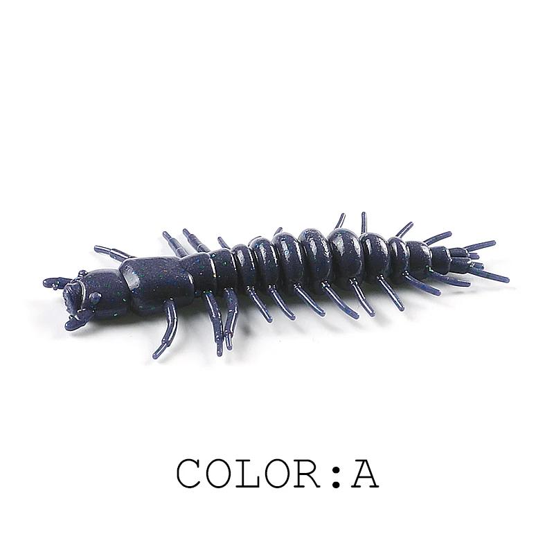 Zaza Larva – leurre souple flottant en Silicone, appât souple, 75mm/50mm, pour la pêche, nouveauté 2