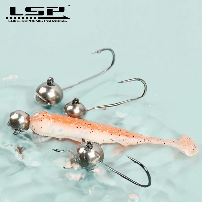 LSP jig head crochet de pêche 1g 1.5g 2g 2.5g 3g 3.5g 5.3g 7g 10g 14g hameçon barbelé matériel de pê