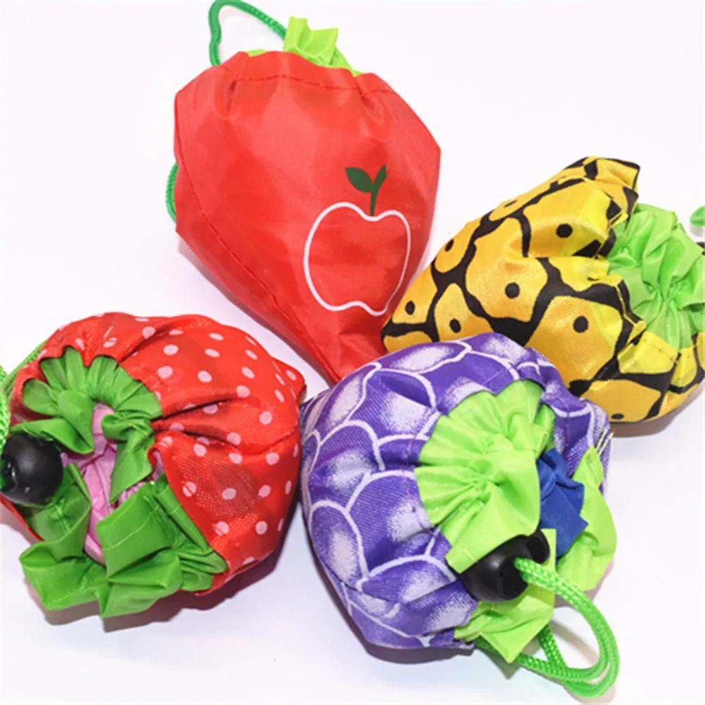Sac de courses pliable en forme de fruit, sacs à main portables de grande capacité pour femmes, four