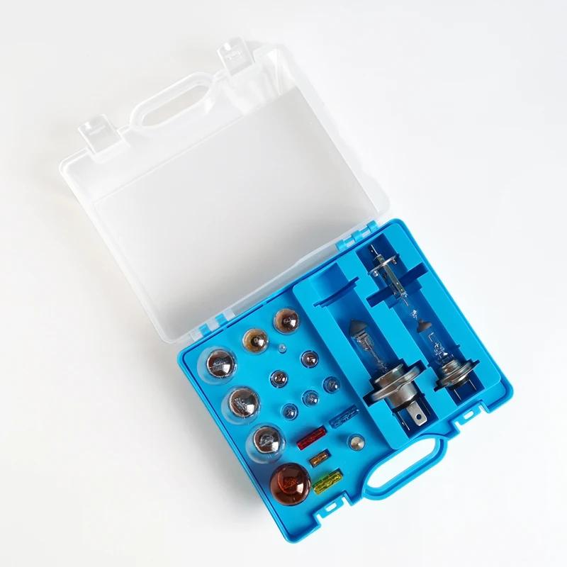 Ensemble combiné d'ampoule halogène 12v, lumières de voiture d'urgence H1 H7 H4, multi-modèle de voy