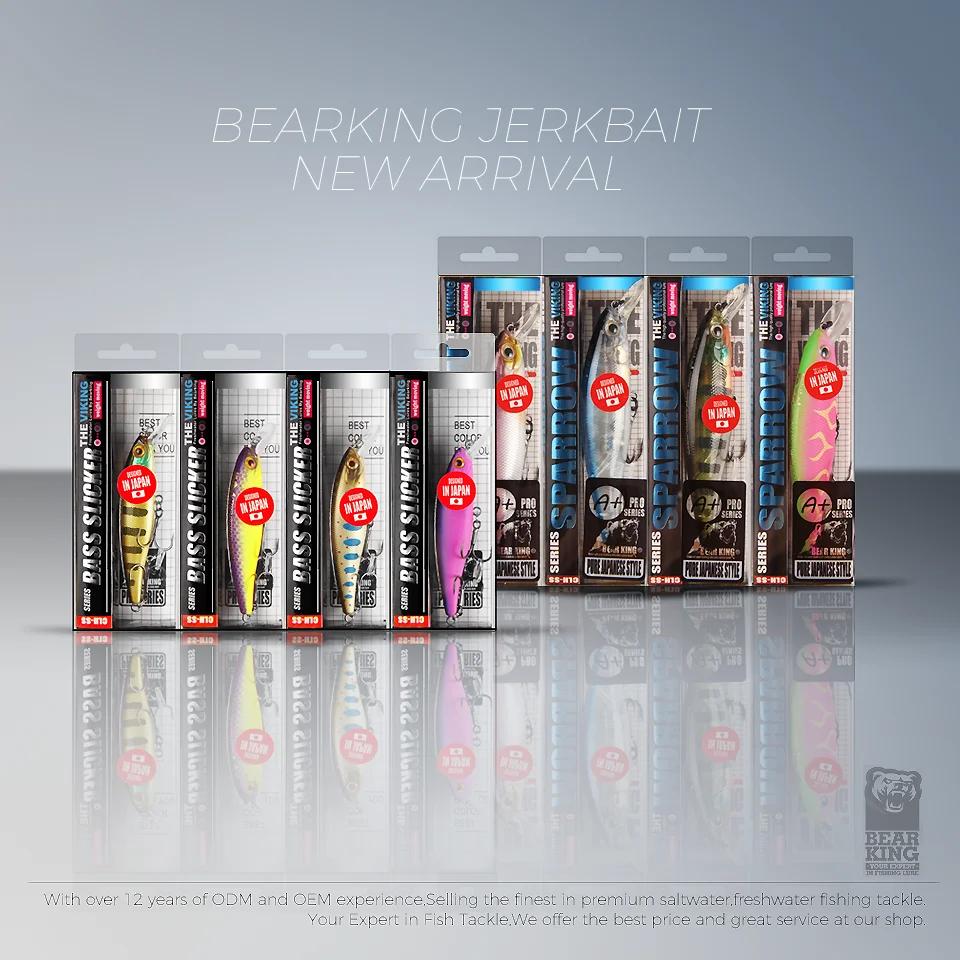 BEARKING Squad Minnow 95mm 14.8g 65mm 6g système de poids en tungstène SP leurres de pêche couleurs 