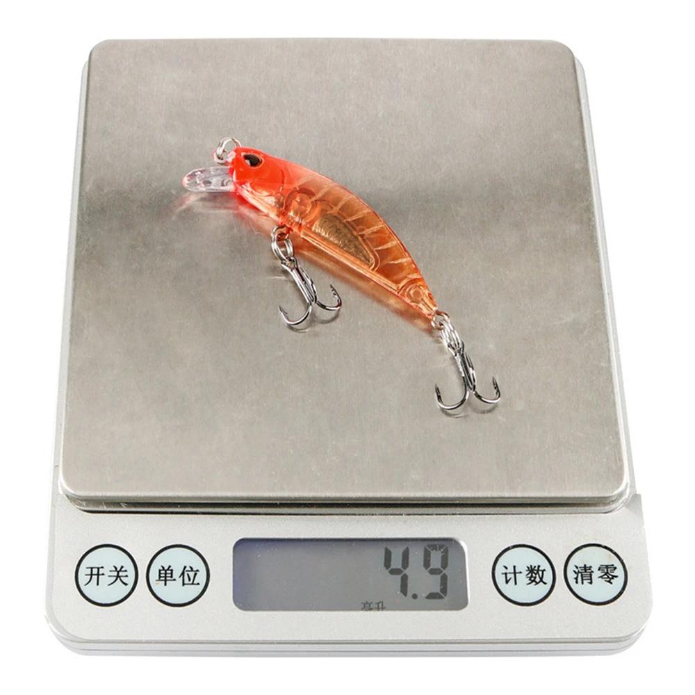 Mini leurres de pêche coulants Minnow Wobblers, appâts artificiels en plastique dur pour truite, Jer