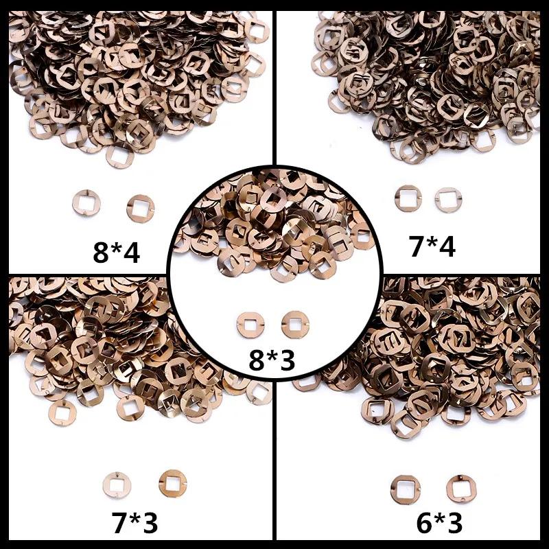 Joints monocouches en acier inoxydable, 5 tailles, pour la réparation de ciseaux de coiffure, access