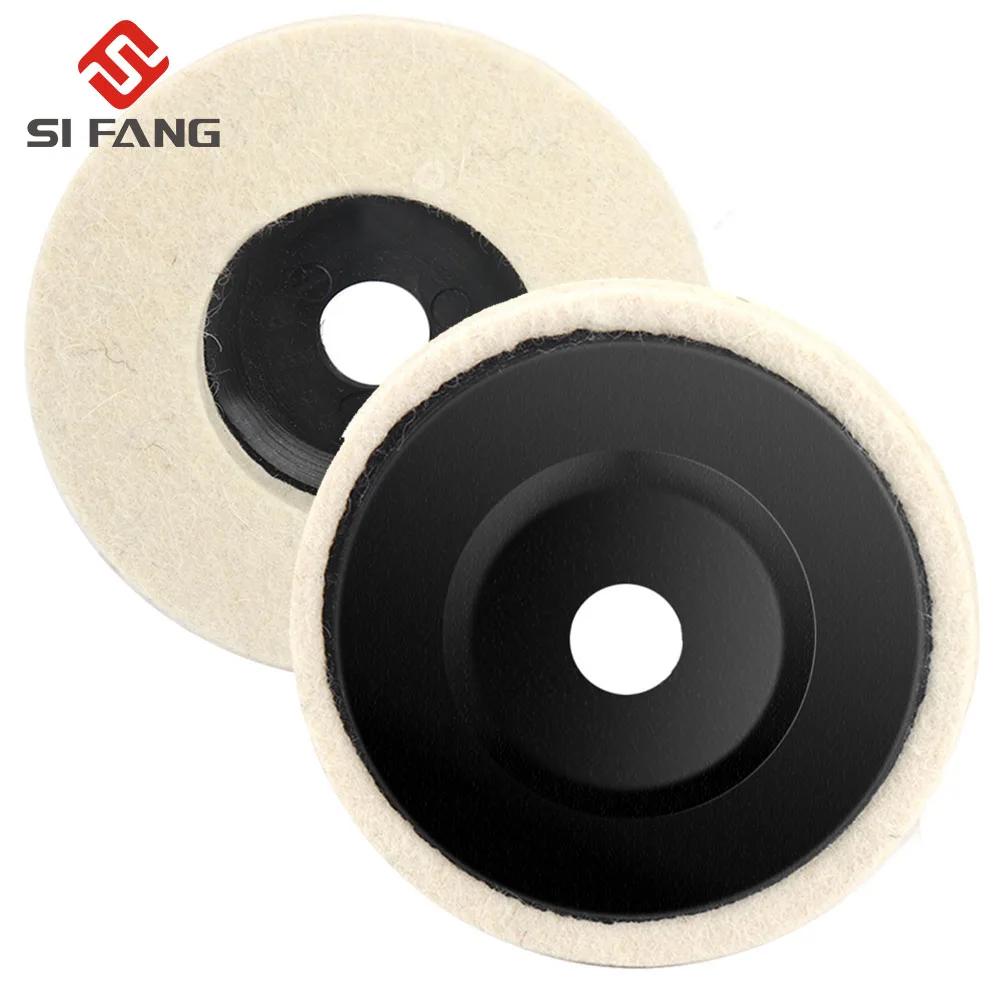 SIFANG 50mm/75mm laine roue de polissage tampons de polissage meuleuse d'angle roue feutre disque de