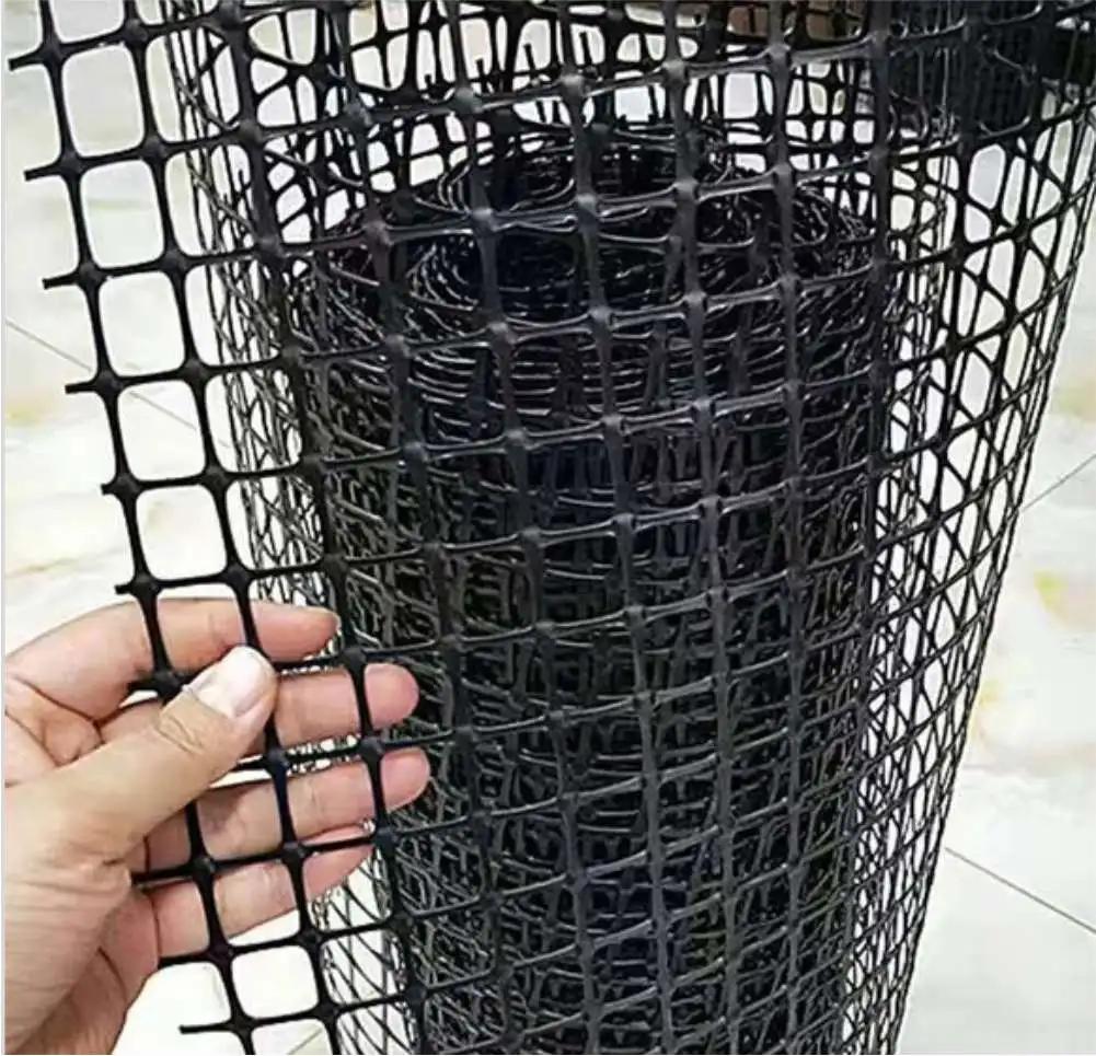 Filet de treillis de jardin en plastique noir filet de maille étanche chat animal de compagnie poule