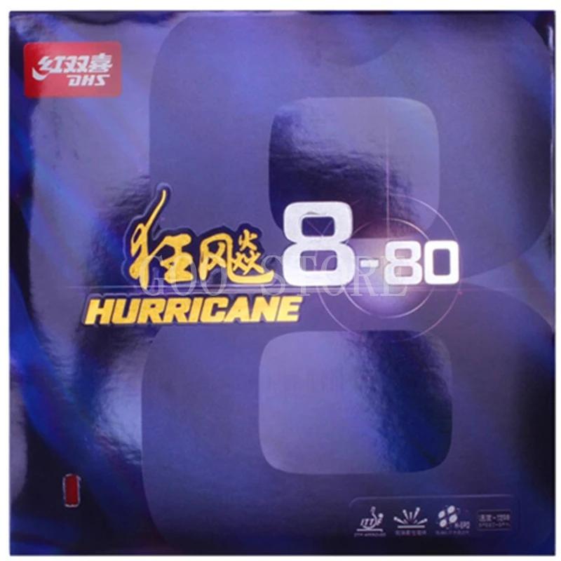 DHS Original Hurricane8-80 Motorstator 8-80 Pips-In H8-80 Tennis De Table En Caoutchouc Ping-Pong Te