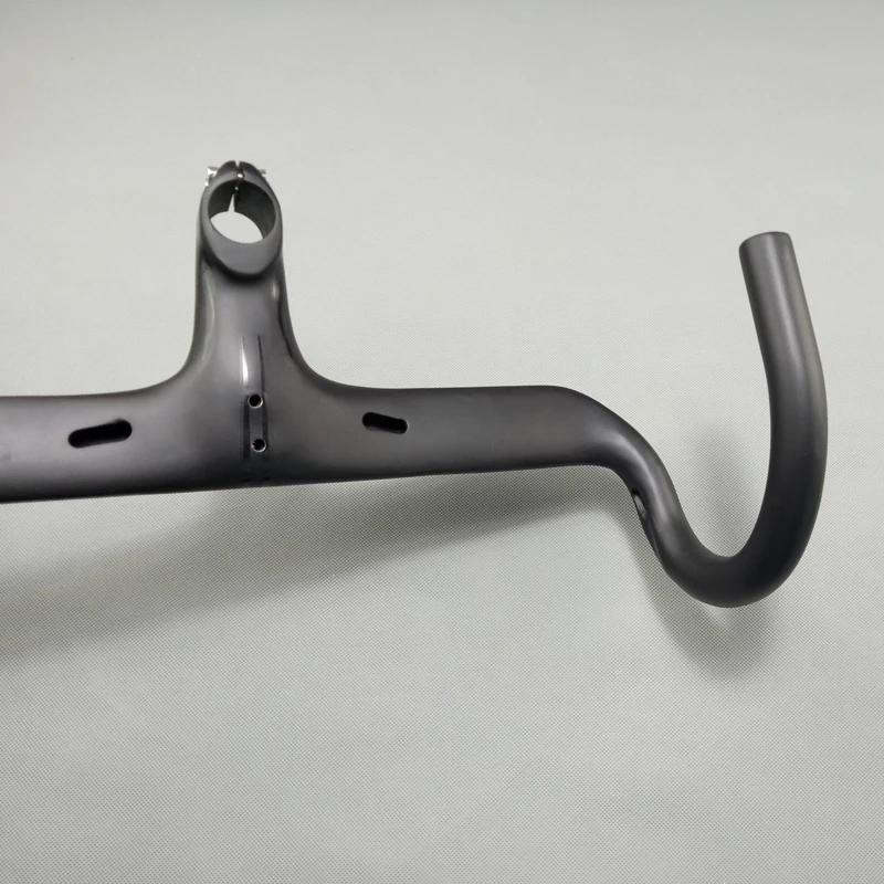 Guidon intégré guidon en carbone vélo de route avec tige Tmaex guidon de vélo de cyclisme guidon de 