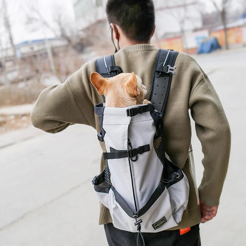 Sac à dos de voyage en plein air pour chiot, moyen chien, pour petits chiens, respirant, marche, bou