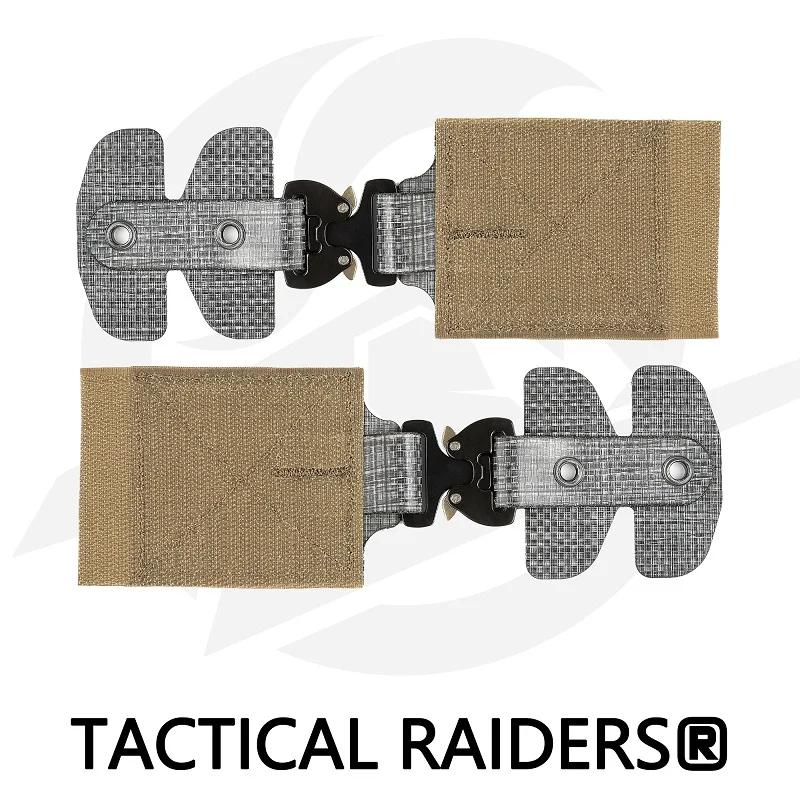 Plaque composite de gilet tactique, retrait rapide, ensemble de boucles en métal, dégagement rapide