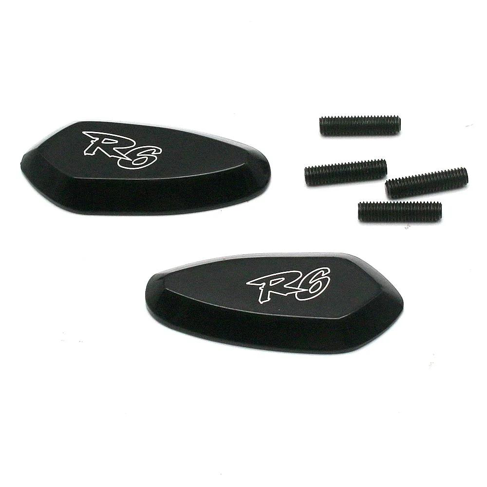 Bloc de miroir noir pour moto, plaques de Base pour Yamaha YZF-R6 1999-2007 YZF R6 1999 2000 2001 20