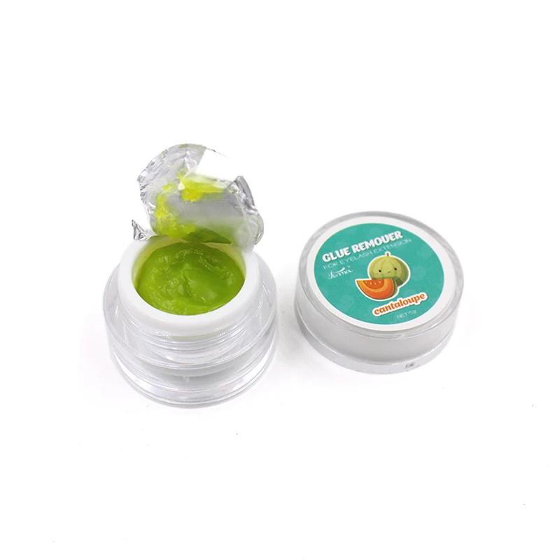 Dissolvant de colle pour cils, odeur parfumée, crème d'élimination de saveur de fruit, professionnel