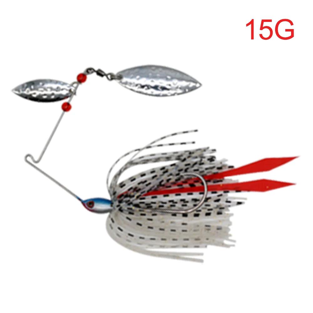 Mycena 16G & 18G & 21G spinner appât basse gabarit Chatter appât pêche leurre chatterbait Kit de pêc