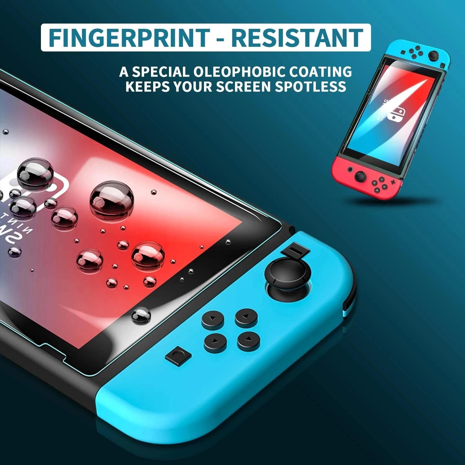 3 pièces verre de protection pour nintendo Switch protecteur d'écran en verre trempé pour Nintendos 