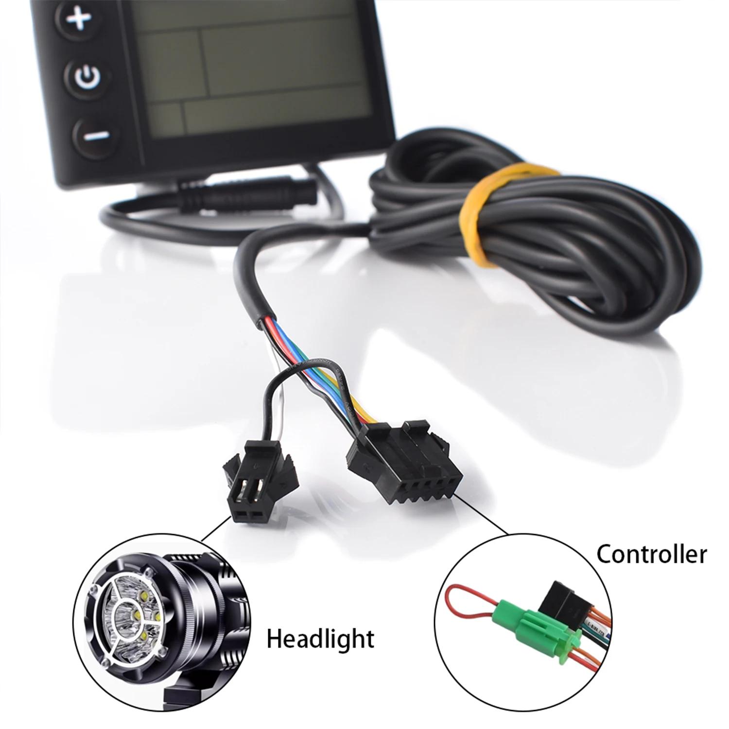 JRAHK 36V 350W S866 BLDC Kit de contrôleur contrôleur de vélo électrique 36V 7A-20A 48V 350W accélér
