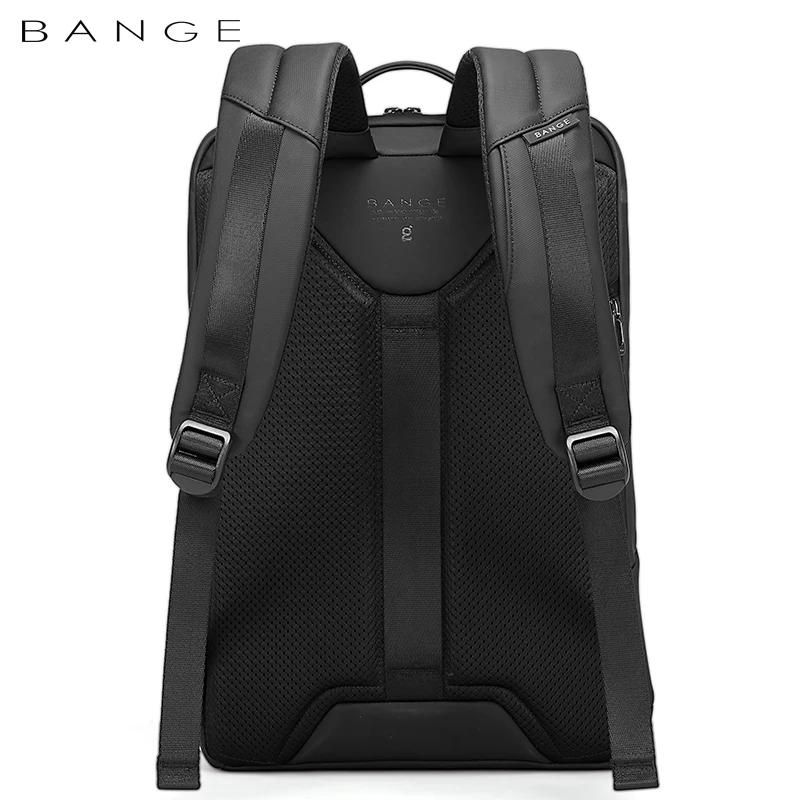 Sac à dos d'affaires BANGE pour hommes, sac à dos d'école imperméable de luxe, sac à dos pour ordina