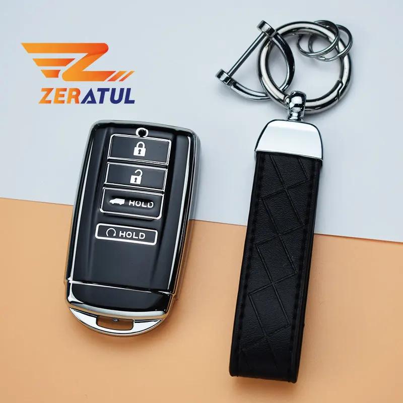 Étui souple en TPU pour Honda Acura RLX MDX CDX TLX-L NSX RDX, housse de protection pour porte-clés 