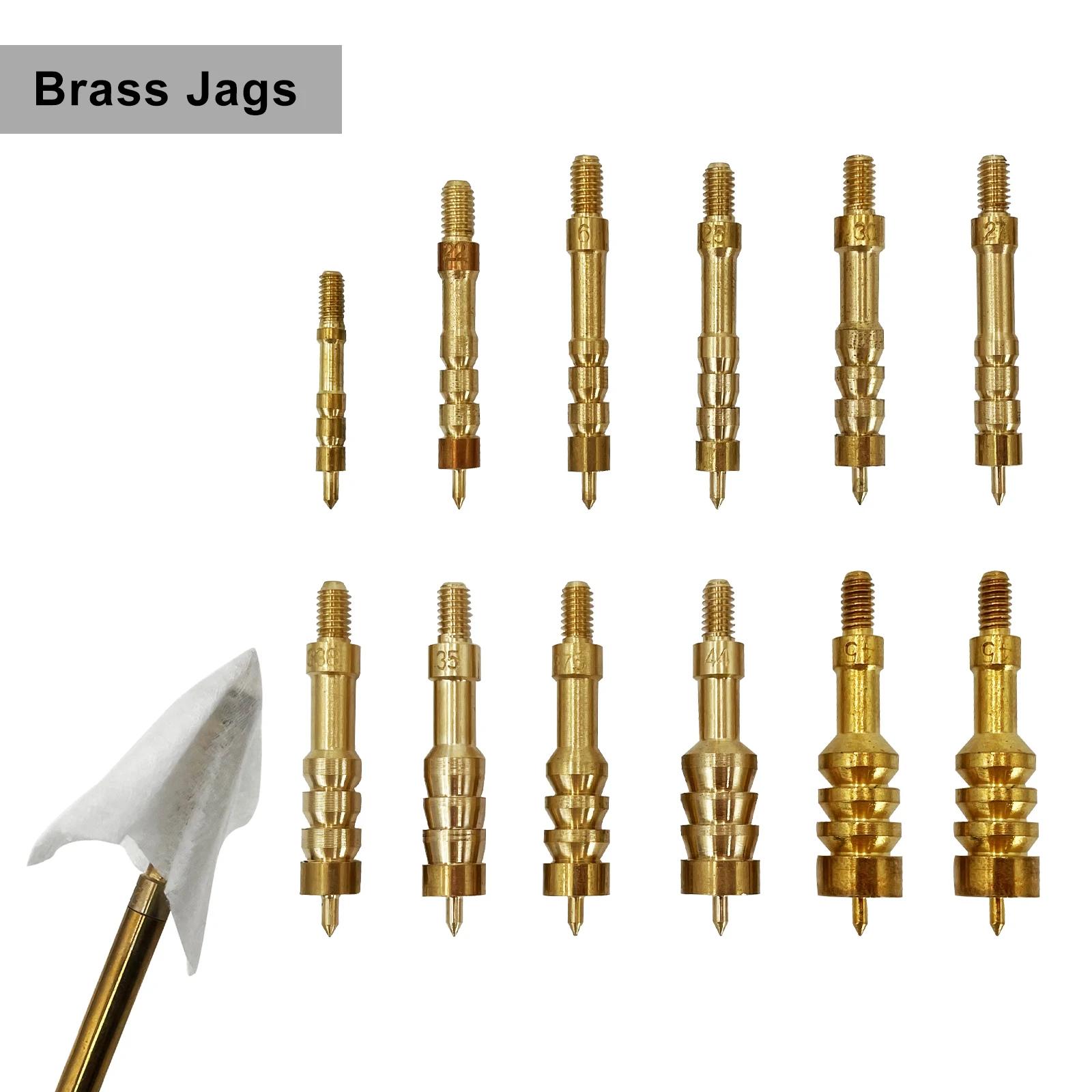 1 pièces pistolet solide nettoyage Jag lance pointu en laiton Jag brosse pointe fendue pistolet nett